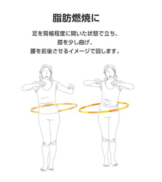 アルインコ フラフープ WBN227 ダイエット エクササイズ 有酸素運動 腹筋引き締め 組み立て式 大人用 フィットネス jatakana-10002549 ショップ ひまわり サンプル画像2