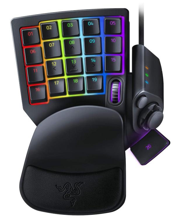 Razer Tartarus Pro RZ07-03110100-R3M1 左手用キーデバイス 有線接続 USB対応 高速入力モデル