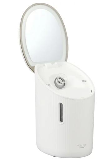 アイリスオーヤマ フェイススチーマー MiCOLA FST-101-W ホワイト 美容家電 保湿ケア コンパクト設計
