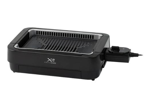 【送料無料】YAMAZEN ホットプレート YGME-FX100 XGRILL STORM 吸煙グリル 減煙 焼肉プレート コンパクト スモークレス 波型プレート 温度調節 着脱式プレート 丸洗い 焼肉 卓上 ブラック 煙を抑える おうち焼肉 油はね軽減 簡単お手入れ 省スペース 吸煙ファンを搭載し、煙や油はねを抑えながら焼肉が楽しめるコンパクトなホットプレートです。独自のXカット加工を施した波型プレートを採用し、余分な油を落としながら調理できます。着脱式プレートは丸洗い可能で、お手入れも簡単。1～2人でのおうち焼肉や卓上調理におすすめです。※弊社は環境問題、資源有効利用への取り組みとしまして、商品により簡易包装と、弊社へ仕入商品の梱包ダンボールを商品発送へ再利用しております（状態の綺麗なもの）。何卒ご理解の程、よろしくお願い申し上げます。※新品、未開封の商品ながらも、商品によりましては、保管時や出荷時の商品移動などの状況で、外箱の状態に若干のダメージがある場合がございます。その点ご承知おきの上ご購入のほど何卒宜しくお願い申し上げます。※商品画像につきまして、カラーはブラウザや設定により実物とは若干異なる場合がございます。 また、メーカー様の都合により予告なくパッケージが変更となる可能性があります。 あらかじめご了承くださいますよう、よろしくお願い申し上げます。様々な贈り物にご利用いただけます大切な人への贈り物に内祝い・お返し出産内祝い 結婚内祝い 新築内祝い 快気祝い 入学内祝い 結納返し 香典返し 引き出物 結婚式 引出物 法事 引出物　お礼 謝礼 御礼 お祝い返しお祝い成人祝い 卒業祝い 結婚祝い 出産祝い 誕生祝い 初節句祝い 入学祝い 就職祝い 新築祝い 開店祝い 移転祝い 退職祝い 還暦祝い 古希祝い 喜寿祝い 米寿祝い 退院祝い 昇進祝い 栄転祝い 叙勲祝いこんな方への贈り物に・・お父さん お母さん 兄弟 姉妹 子供 おばあちゃん おじいちゃん 奥さん 彼女 旦那さん 彼氏 先生 職場 先輩 後輩 同僚その他 法人向けプレゼント お土産 手土産 プチギフト お見舞 ご挨拶 引越しの挨拶 誕生日 バースデー お取り寄せ 開店祝い 開業祝い 周年記念 記念品 お茶請け 菓子折り おもたせ 贈答品 挨拶回り 定年退職 転勤 来客 ご来場プレゼント ご成約記念 表彰季節のご挨拶御正月 お正月 御年賀 お年賀 御年始 母の日 父の日 初盆 お盆 御中元 お中元 お彼岸 残暑御見舞 残暑見舞い 敬老の日 寒中お見舞 クリスマス バレンタイン お歳暮 御歳暮 春夏秋冬季節のギフト1月 お年賀 正月 成人の日2月 節分 旧正月 バレンタインデー3月 ひな祭り ホワイトデー 春分の日 卒業 卒園 お花見 春休み4月 イースター 入学 就職 入社 新生活 新年度 春の行楽5月 ゴールデンウィーク こどもの日 母の日6月 父の日7月 七夕 お中元 暑中見舞8月 夏休み 残暑見舞い お盆 帰省9月 敬老の日 シルバーウィーク10月 孫の日 運動会 学園祭 ブライダル ハロウィン11月 七五三 勤労感謝の日12月 お歳暮 クリスマス 大晦日 冬休み 寒中見舞い 5
