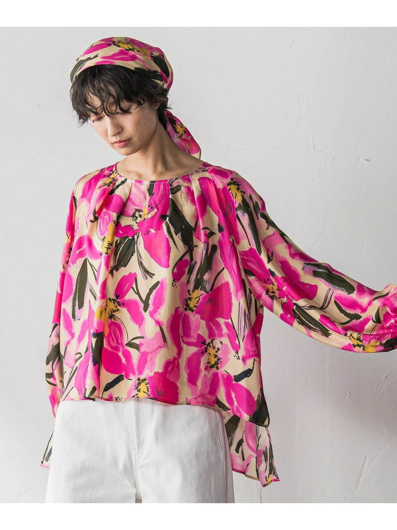 Rakuten - 【SALE／30%OFF】IPEKERフラワープリントフレアブラウス MAYSON GREY メイソングレイ トップス シャツ・ブラウス ピンク【RBA_E】【送料無料】[Rakuten Fashion]