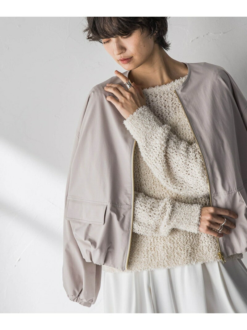 【SALE／20%OFF】撥水バルーンブルゾン MAYSON GREY メイソングレイ ジャケット・アウター テーラードジャケット・ブレザー ベージュ グレー【RBA_E】【送料無料】[Rakuten Fashion]