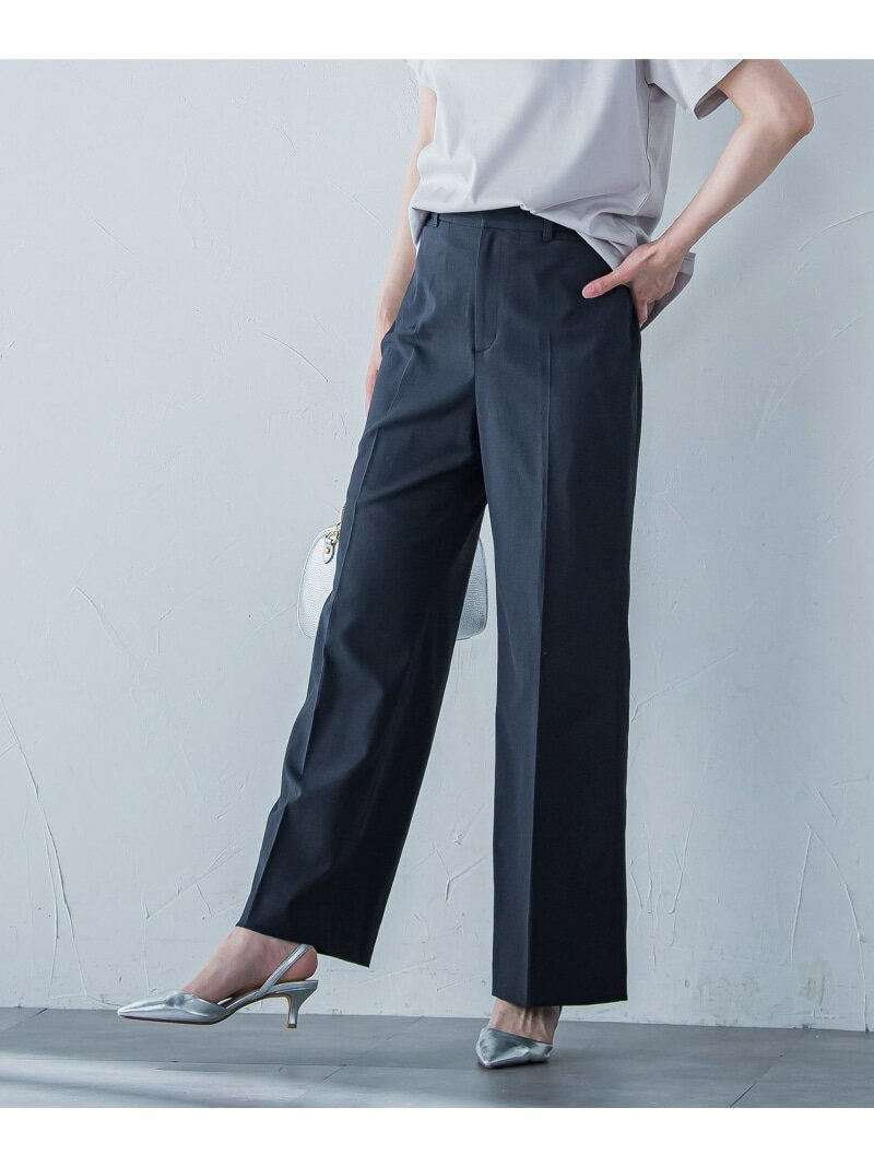 Rakuten - 【SALE／30%OFF】シェルタリングドライオックスワイドパンツ≪洗濯機で洗える≫ LAUTREAMONT ロートレアモン パンツ その他のパンツ ベージュ ブラック ホワイト【RBA_E】【送料無料】[Rakuten Fashion]