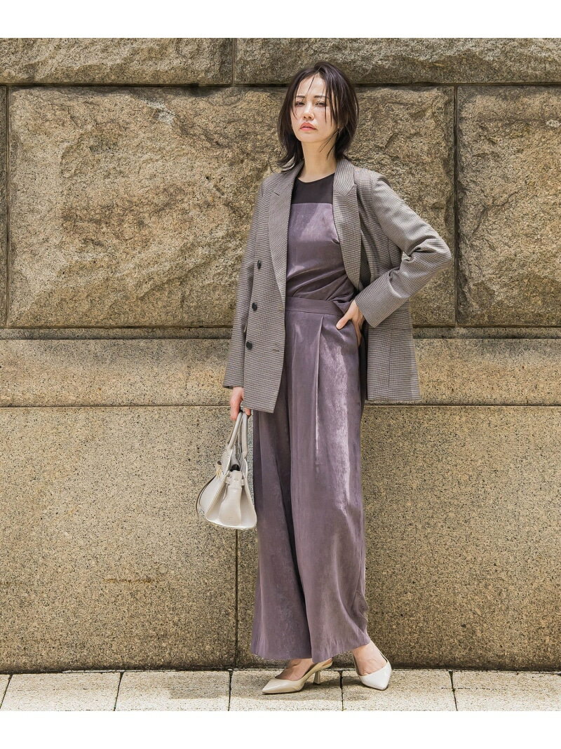 エアリースエード調プルオンパンツ≪洗濯機で洗える≫ LAUTREAMONT ロートレアモン パンツ その他のパンツ ベージュ ブラウン【送料無料】[Rakuten Fashion]