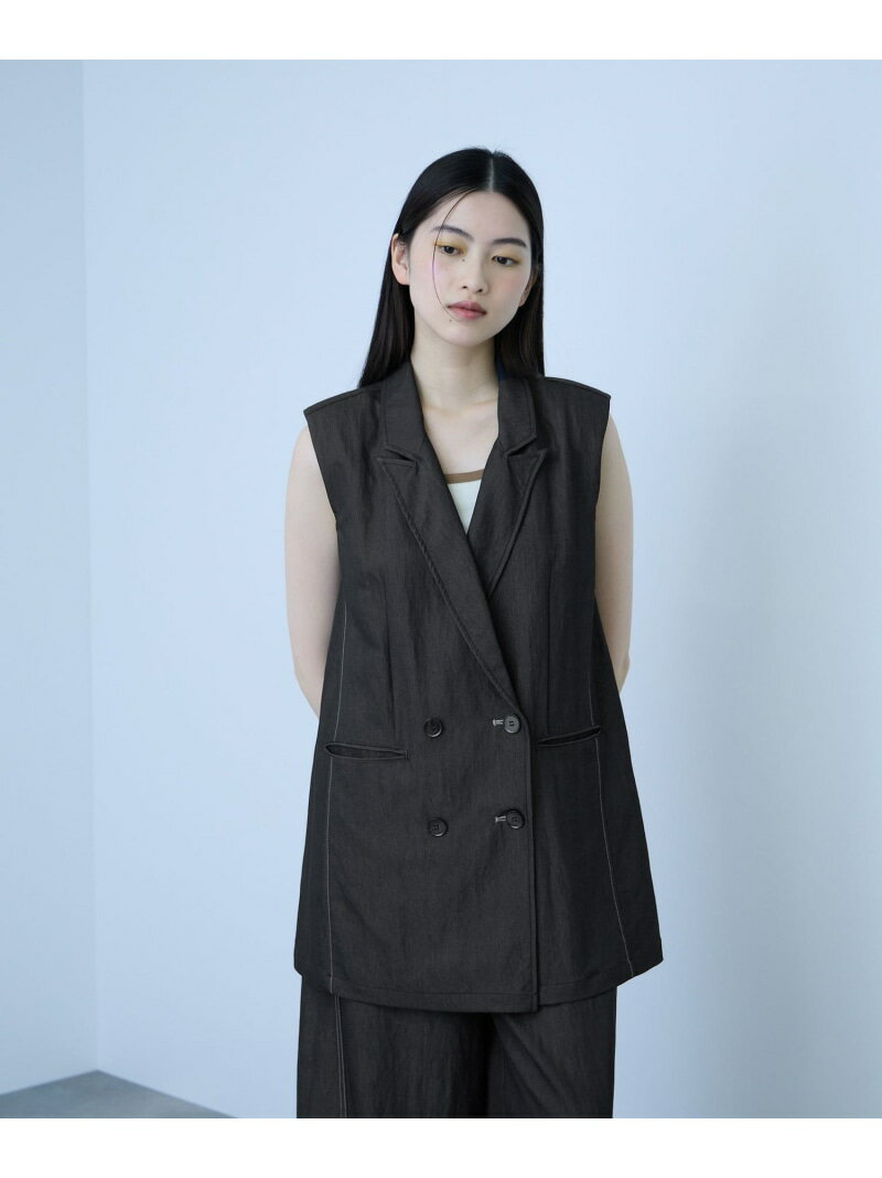 Rakuten - 【SALE／40%OFF】【シーズンレス】ナイロンツイルデニムベスト VICKY ビッキー ジャケット・アウター ダウンジャケット・ダウンベスト ネイビー ブルー【RBA_E】【送料無料】[Rakuten Fashion]
