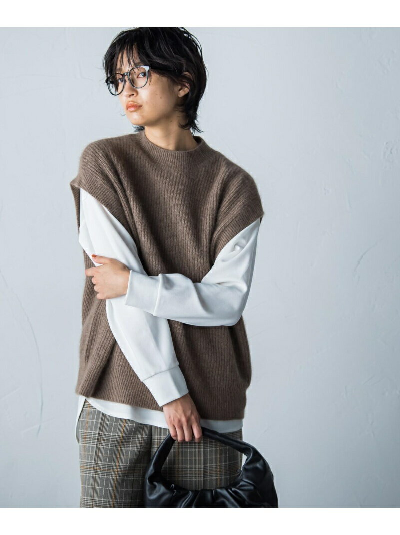 【SALE／40%OFF】ラクーンブレンドニットベスト MAYSON GREY メイソングレイ トップス ニット ブラウン ホワイト ブルー【RBA_E】【送料無料】[Rakuten Fashion]