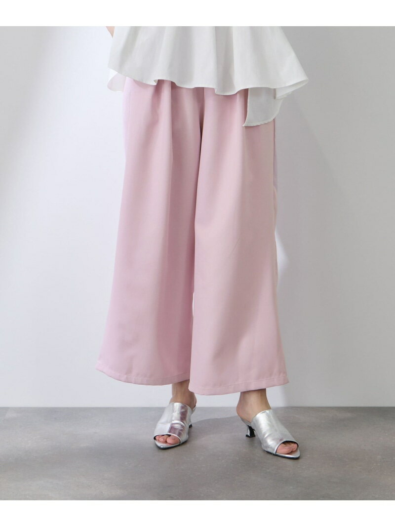 Rakuten - 【SALE／20%OFF】ダブルインタックプルオンワイドパンツ QUEENS COURT クイーンズコート パンツ その他のパンツ ピンク ブラック ホワイト【RBA_E】【送料無料】[Rakuten Fashion]
