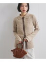 【SALE/30%OFF】ホックディティール襟付きニットカーディガン≪手洗い可能≫ VICKY ビッキー トップス カーディガン ホワイト【RBA_E】【送料無...
