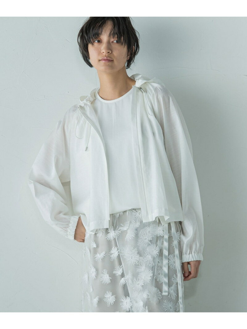 叶えるフーディシャツブルゾン≪洗濯機で洗える≫ MAYSON GREY メイソングレイ トップス シャツ・ブラウス ブルー ネイビー レッド ホワイト【送料無料】[Rakuten Fashion]
