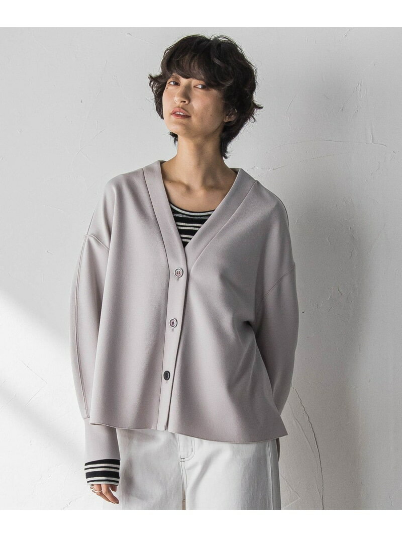 【えらべるSETUP】叶えるカットカーディガン≪手洗い可能≫ MAYSON GREY メイソングレイ トップス カーディガン グレー ホワイト ブラック【送料無料】[Rakuten Fashion]