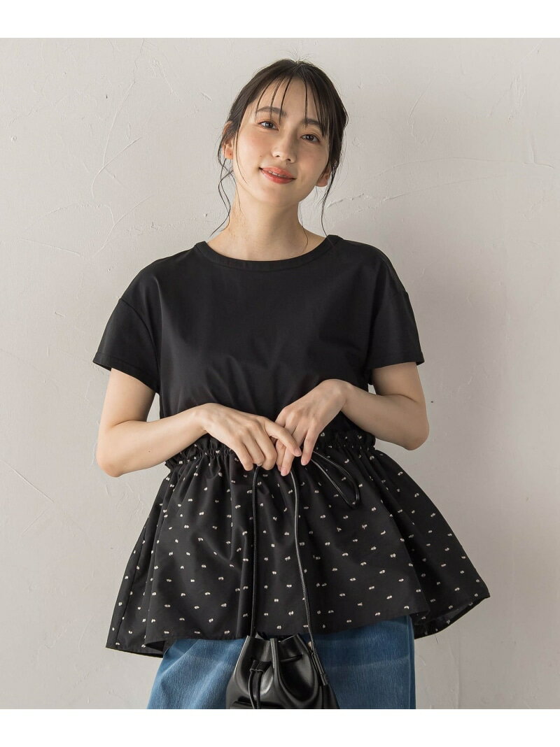 Rakuten - 【SALE／10%OFF】【WEB限定】レーヨンカットドビー Droite lautreamont ドロワット・ロートレアモン トップス カットソー・Tシャツ ブラック ブラウン【RBA_E】【送料無料】[Rakuten Fashion]