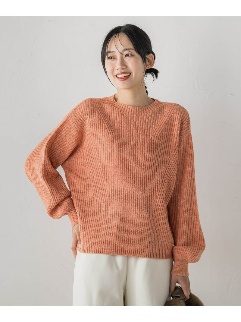 Rakuten - 【SALE／30%OFF】【WEB限定カラーあり】ラメボトルネックプルオーバー≪手洗い可能≫ Droite lautreamont ドロワット・ロートレアモン トップス ニット オレンジ ネイビー ブルー【RBA_E】【送料無料】[Rakuten Fashion]