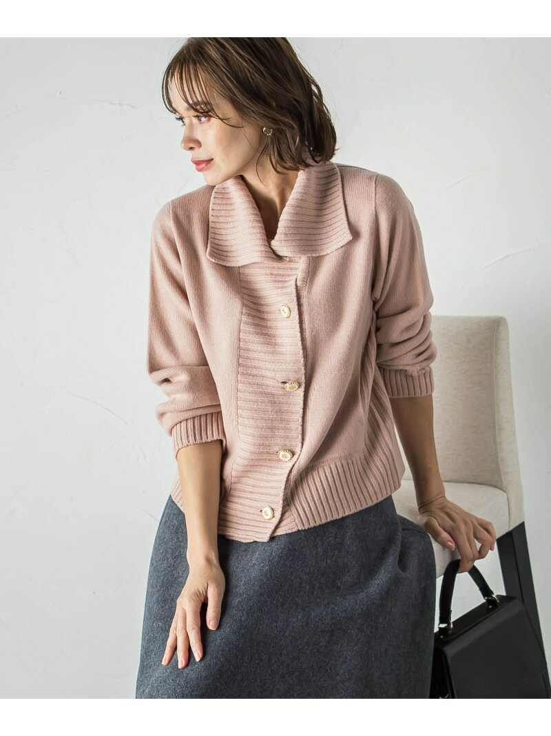 【SALE／40%OFF】【WEB限定】カールカールニット≪手洗い可能≫ Viaggio Blu ビアッジョブルー トップス カーディガン グレー ネイビー ホワイト ピンク【RBA_E】【送料無料】[Rakuten Fashion]