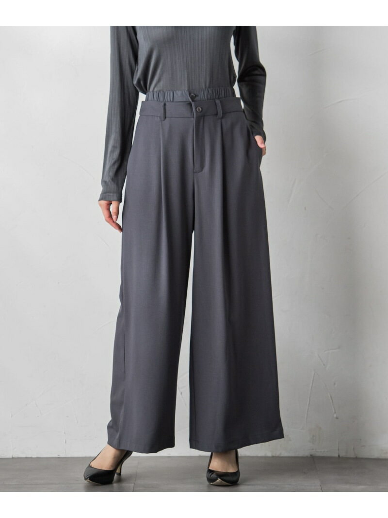 Rakuten - 【SALE／50%OFF】【WEB&一部店舗限定】ピンストライプワイドパンツ la.f... ラ・エフ パンツ その他のパンツ ホワイト イエロー グレー【RBA_E】【送料無料】[Rakuten Fashion]