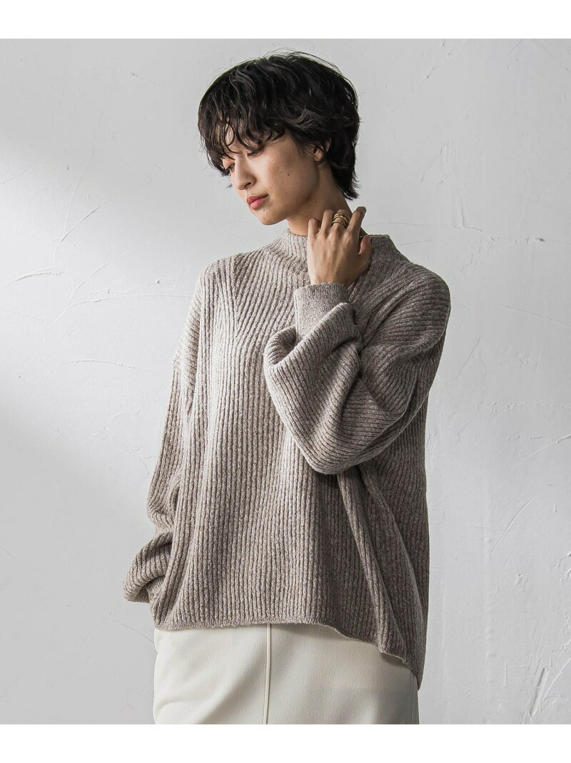 【SALE／20%OFF】ラメリブボトルネックニット≪手洗い可能≫ MAYSON GREY メイソングレイ トップス ニット グレー ベージュ イエロー【RBA_E】【送料無料】[Rakuten Fashion]