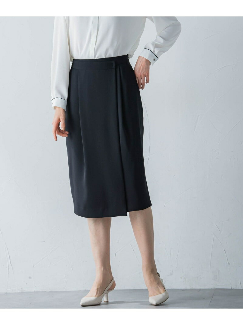 【SALE／50%OFF】ライトダブルクロススカート≪セットアップ対応/洗える≫ LAUTREAMO