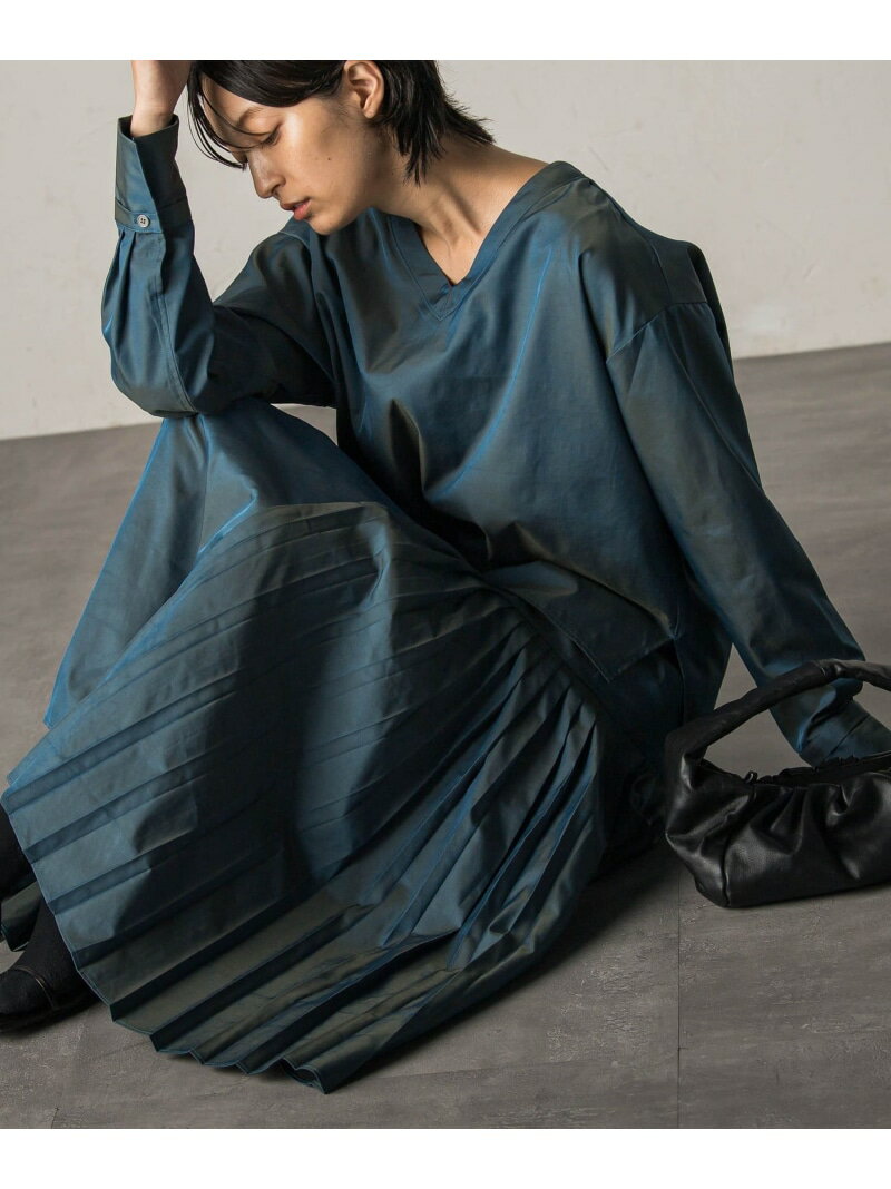 【SALE／50%OFF】ツイルシャンブレーブラウス≪セットアップ対応/手洗い可能≫ MAYSON 