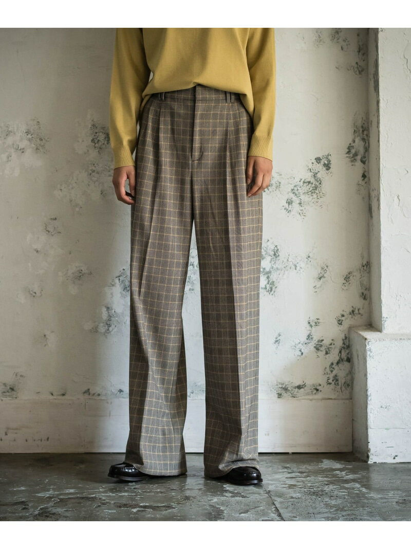 【SALE／50%OFF】ハンサムタックワイドパンツ≪洗濯機で洗える≫ MAYSON GREY メイ