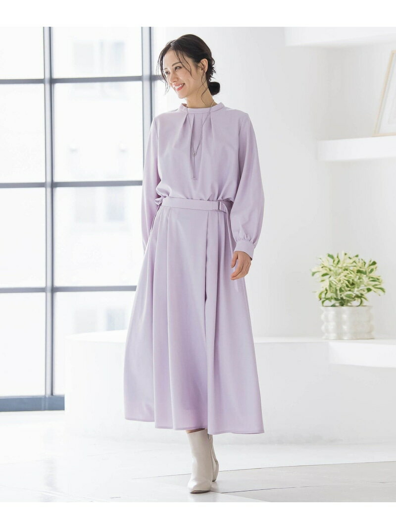 Rakuten - 【SALE／50%OFF】ウールブレンドストレッチフレアスカート≪セットアップ対応/手洗い可能≫ LAUTREAMONT ロートレアモン スカート その他のスカート パープル ホワイト グレー【RBA_E】【送料無料】[Rakuten Fashion]