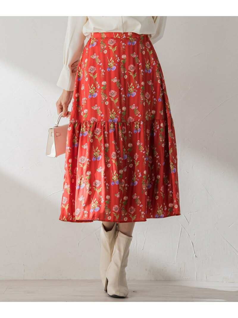 【SALE／60%OFF】【選べる2丈シリーズ】Dahliaプリントフレアスカート ≪手洗い可能≫ ketty ケティ スカート その他のスカート オレンジ ブラウン ピンク【RBA_E】【送料無料】[Rakuten Fashion](4.0)