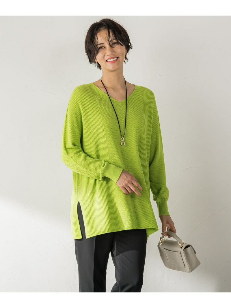 Rakuten - 【SALE／50%OFF】【WEB限定サイズあり】【洗えるニット】ECOCUWOOL Vネックニットプルオーバー≪シワになりにくい≫ LAUTREAMONT ロートレアモン トップス ニット グレー グリーン ホワイト ブルー【RBA_E】【送料無料】[Rakuten Fashion]