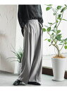 【SALE/30%OFF】【WEB限定】タックワイドパンツ≪洗濯機で洗える≫ la.f... ラ・エフ パンツ その他のパンツ ブラック ブラウン【RBA_E】...