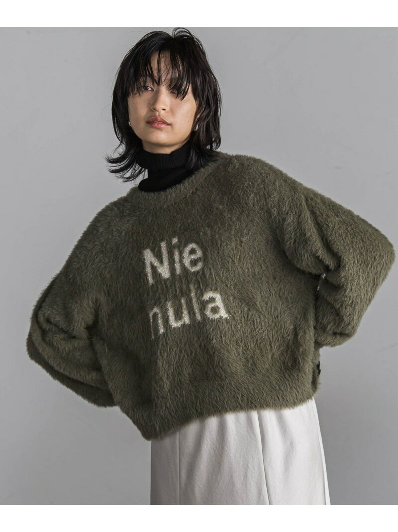 【SALE／40%OFF】【WEB限定】シャギーロゴニットプルオーバー≪手洗い可能≫ MAYSON GREY メイソングレイ トップス ニット ブラック グレー カーキグリーン【RBA_E】【送料無料】[Rakuten Fashion]
