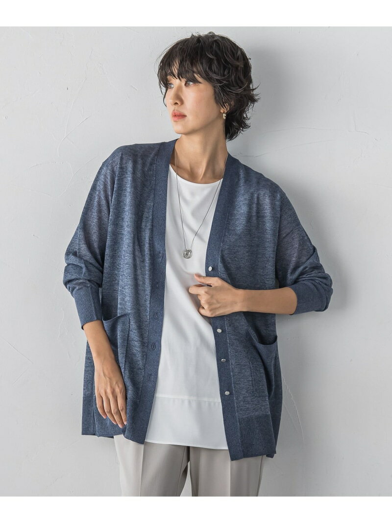 Rakuten - 【SALE／10%OFF】ギャラクシーニットカーディガン la.f... ラ・エフ トップス ニット パープル ネイビー【RBA_E】【送料無料】[Rakuten Fashion]