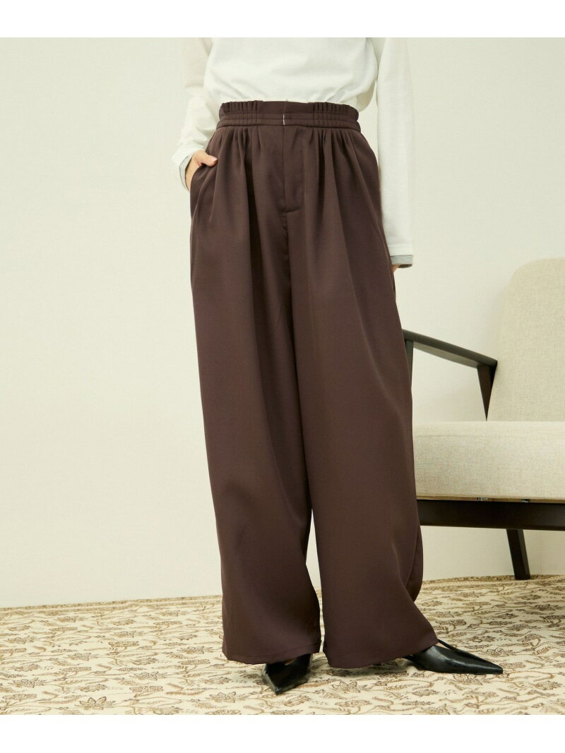 Rakuten - 【SALE／20%OFF】ジョーゼットメニータックカラーパンツ VICKY ビッキー パンツ その他のパンツ ブラウン イエロー ブラック【RBA_E】【送料無料】[Rakuten Fashion]