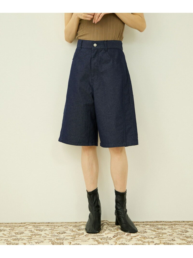 Rakuten - 【SALE／20%OFF】デニムハーフパンツ VICKY ビッキー パンツ その他のパンツ ネイビー ブラウン ブラック【RBA_E】【送料無料】[Rakuten Fashion]