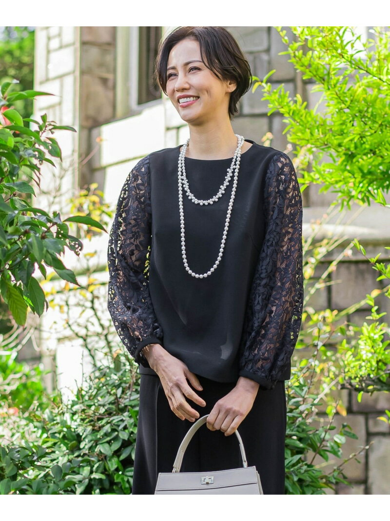 ソアパール袖レースブラウスLAUT...