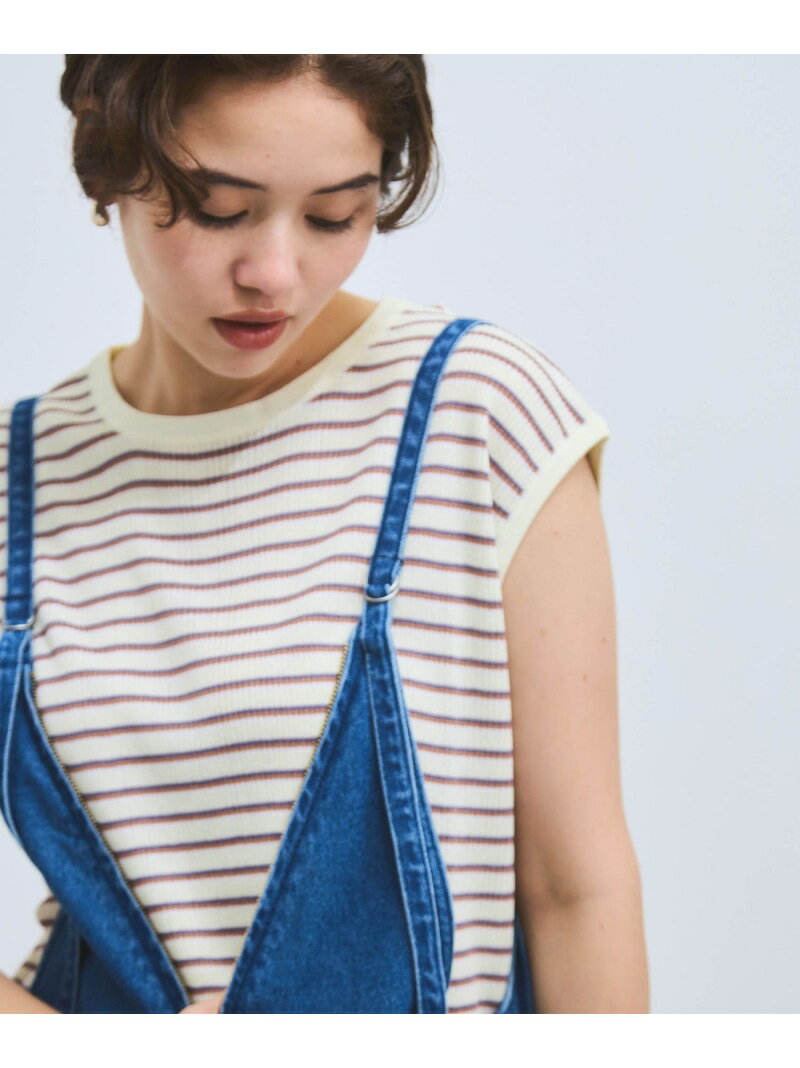 Rakuten - 【SALE／60%OFF】マルチボーダーニットベスト≪手洗い可能≫ VICKY ビッキー トップス ニット ホワイト グレー【RBA_E】[Rakuten Fashion]