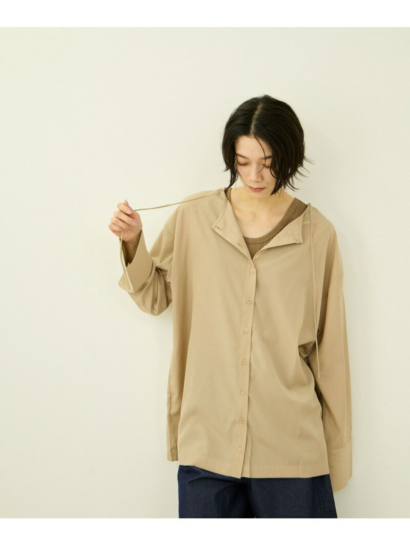 Rakuten - 【SALE／20%OFF】前後2WAY チュニック VICKY ビッキー トップス シャツ・ブラウス ホワイト ベージュ ブルー【RBA_E】【送料無料】[Rakuten Fashion]