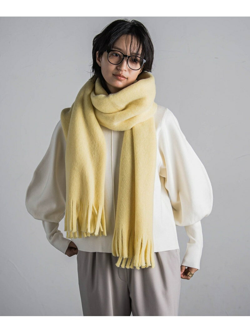 【SALE／40%OFF】ブークレ無地マフラー MAYSON GREY メイソングレイ ファッション雑貨 マフラー・ストール・ネックウォーマー ブルー ネイビー ホワイト イエロー ブラウン【RBA_E】[Rakuten Fashion]