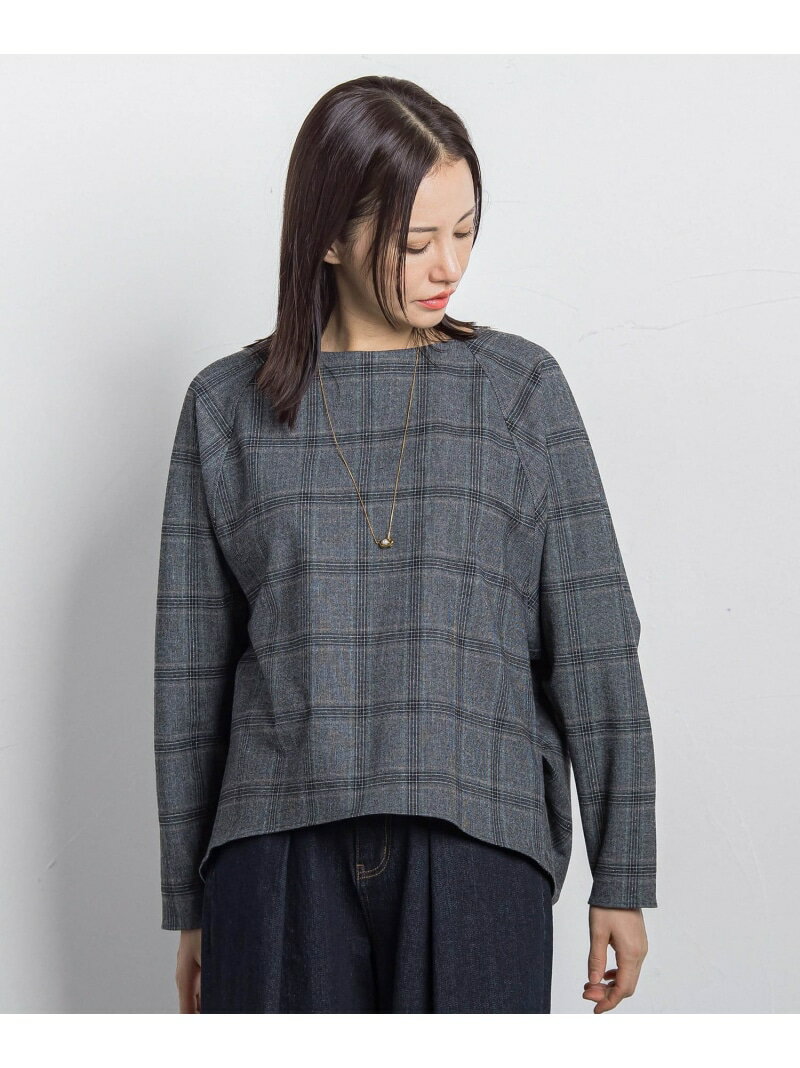 Rakuten - 【SALE／30%OFF】両面起毛ドロップショルダーブラウス≪洗える/セットアップ対応≫ LAUTREAMONT ロートレアモン トップス シャツ・ブラウス ベージュ ブラウン ブラック グレー【RBA_E】【送料無料】[Rakuten Fashion]