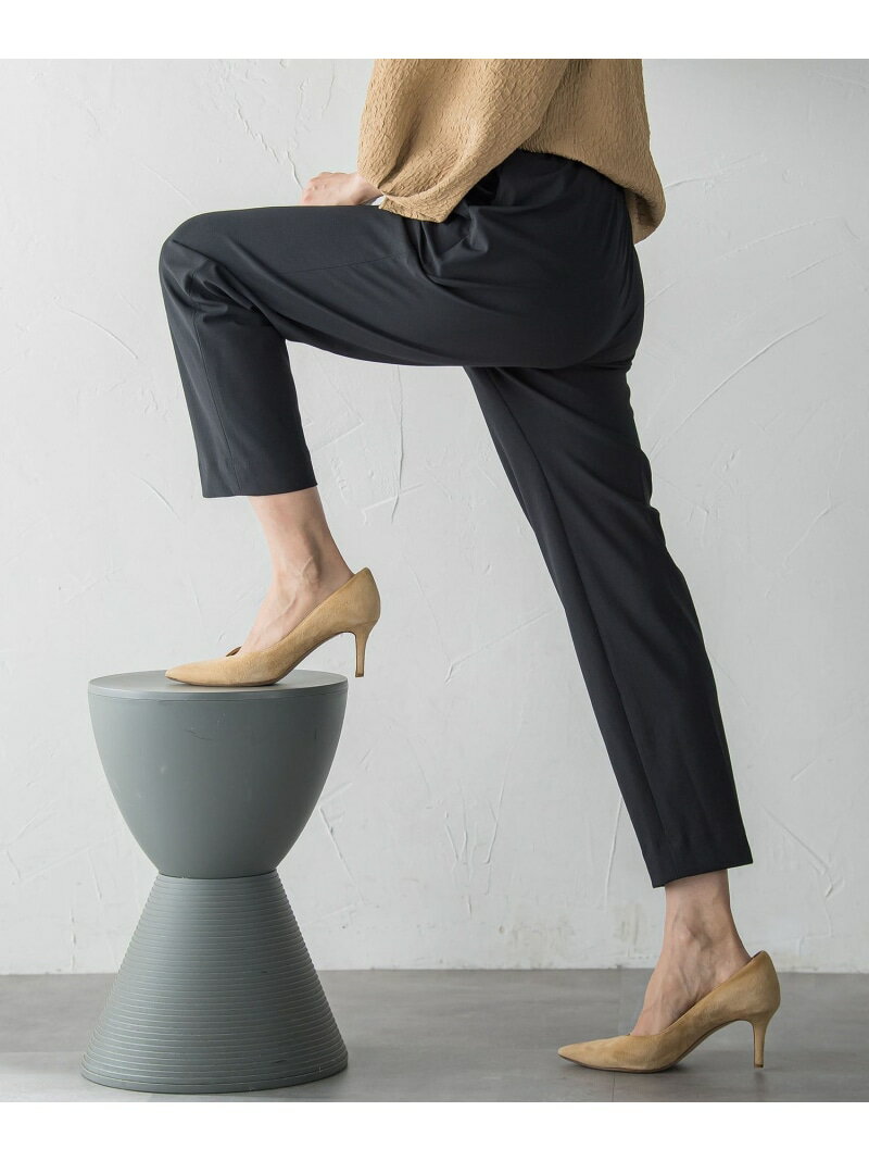 【WEB限定】【待望の再登場!】Active Beautyテーパードパンツ≪13号あり/洗濯機で洗える≫ LAUTREAMONT ロートレアモン パンツ その他のパンツ カーキグリーン ブラック【送料無料】[Rakuten Fashion]