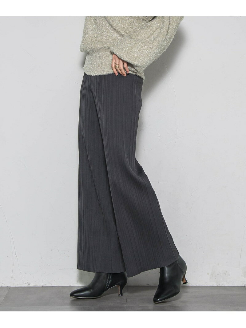 【WEB限定】裏起毛プリーツパンツ≪手洗い可能≫ MAYSON GREY メイソングレイ パンツ その他のパンツ グレー ブラック ブラウン ベージュ【送料無料】[Rakuten Fashion]