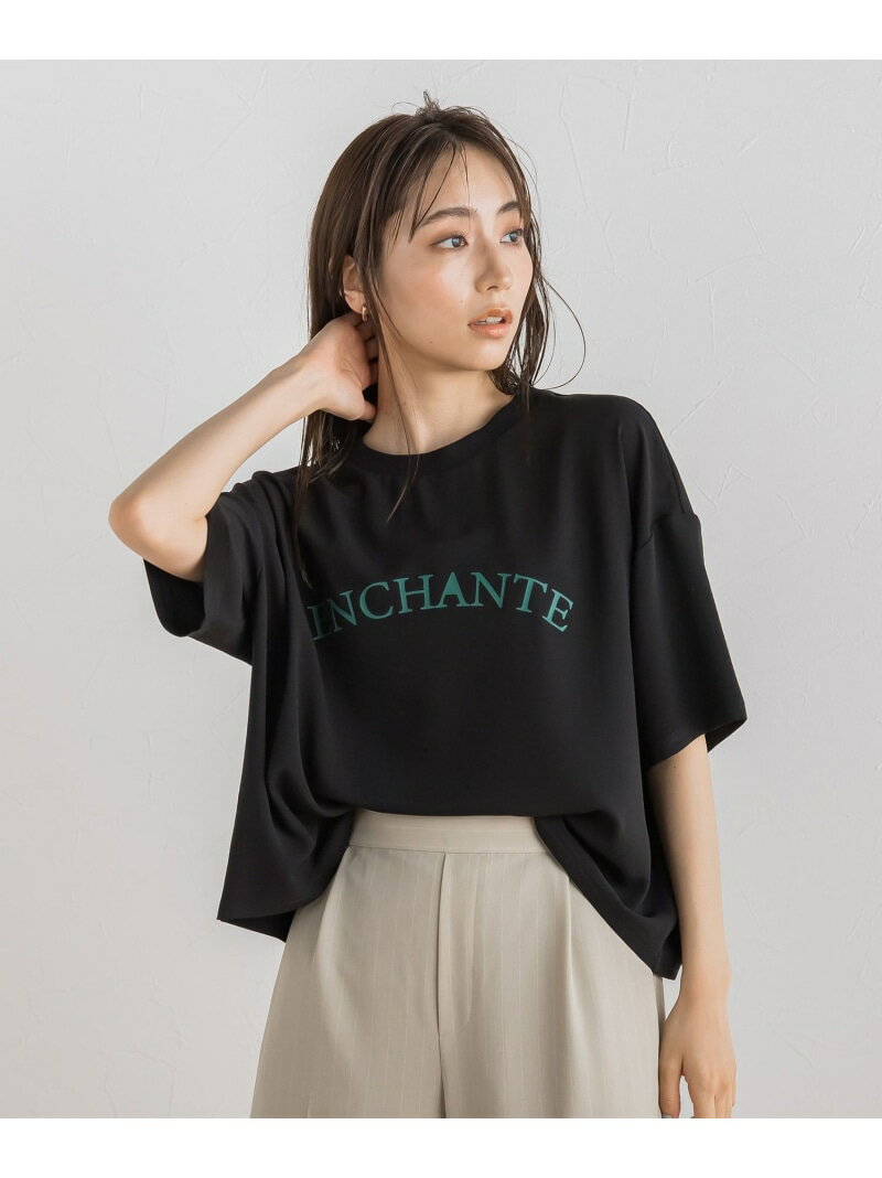 【SALE／50%OFF】【WEB限定】ジョーゼットロゴプルオーバー≪手洗い可能≫ Droite lautreamont ドロワット・ロートレアモン トップス カットソー・Tシャツ グレー ブラック【RBA_E】【送料無料】[Rakuten Fashion]