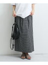 【SALE/30%OFF】フロントタックチェックスカート≪手洗い可能≫ VICKY ビッキー スカート その他のスカート ホワイト ブラック【RBA_E】【送料...
