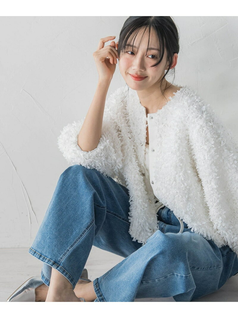 【SALE／10%OFF】ショウセンモールインレーブルゾン Droite lautreamont ドロワット・ロートレアモン ジャケット・アウター テーラードジャケット・ブレザー ホワイト ネイビー【RBA_E】【送料無料】[Rakuten Fashion]