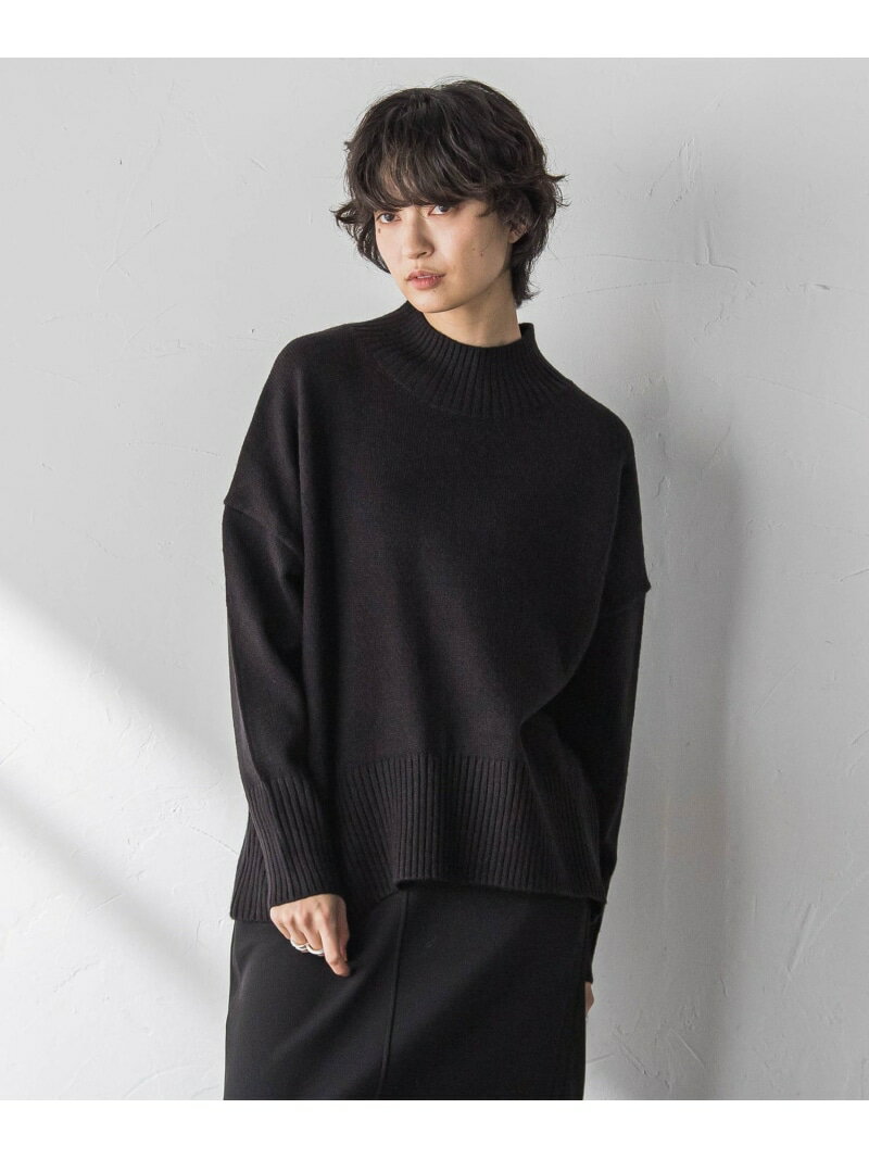 ハイネックシンプルニット≪手洗い可能≫ MAYSON GREY メイソングレイ トップス ニット ホワイト ブラック ブラウン レッド【送料無料】[Rakuten Fashion]