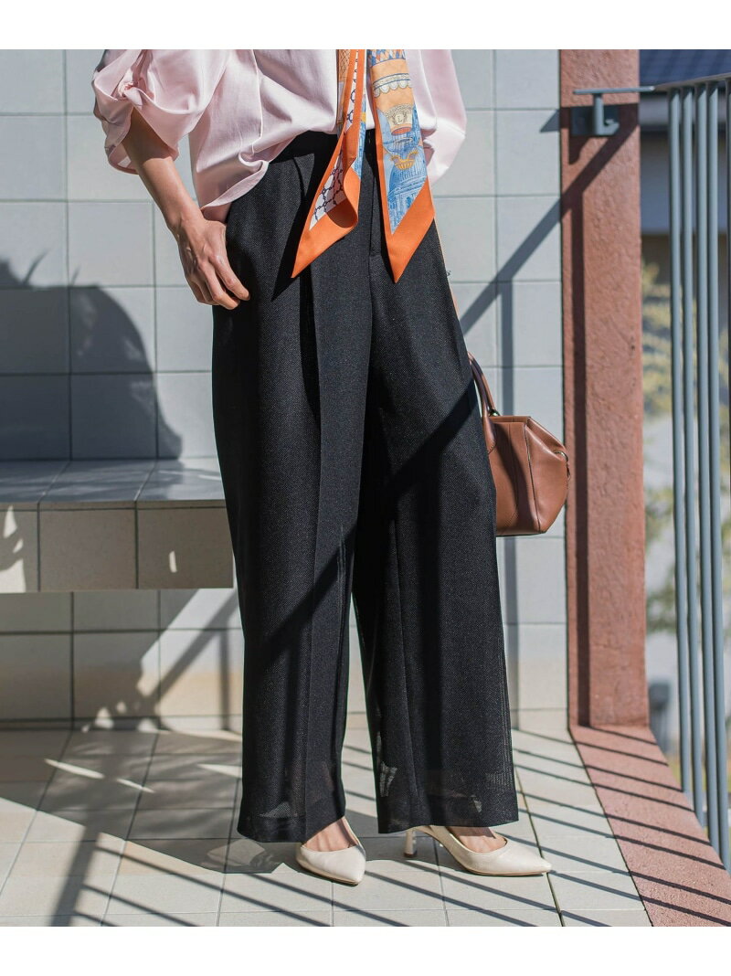 Rakuten - 【WEB&一部店舗限定】シャンブレーカラミパンツ LAUTREAMONT ロートレアモン パンツ その他のパンツ ブラック ベージュ【送料無料】[Rakuten Fashion]