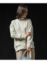 【SALE/50%OFF】メタルボタンカットソーカーディガン≪洗濯機で洗える≫ LAUTREAMONT ロートレアモン トップス カーディガン ホワイト ブラッ...