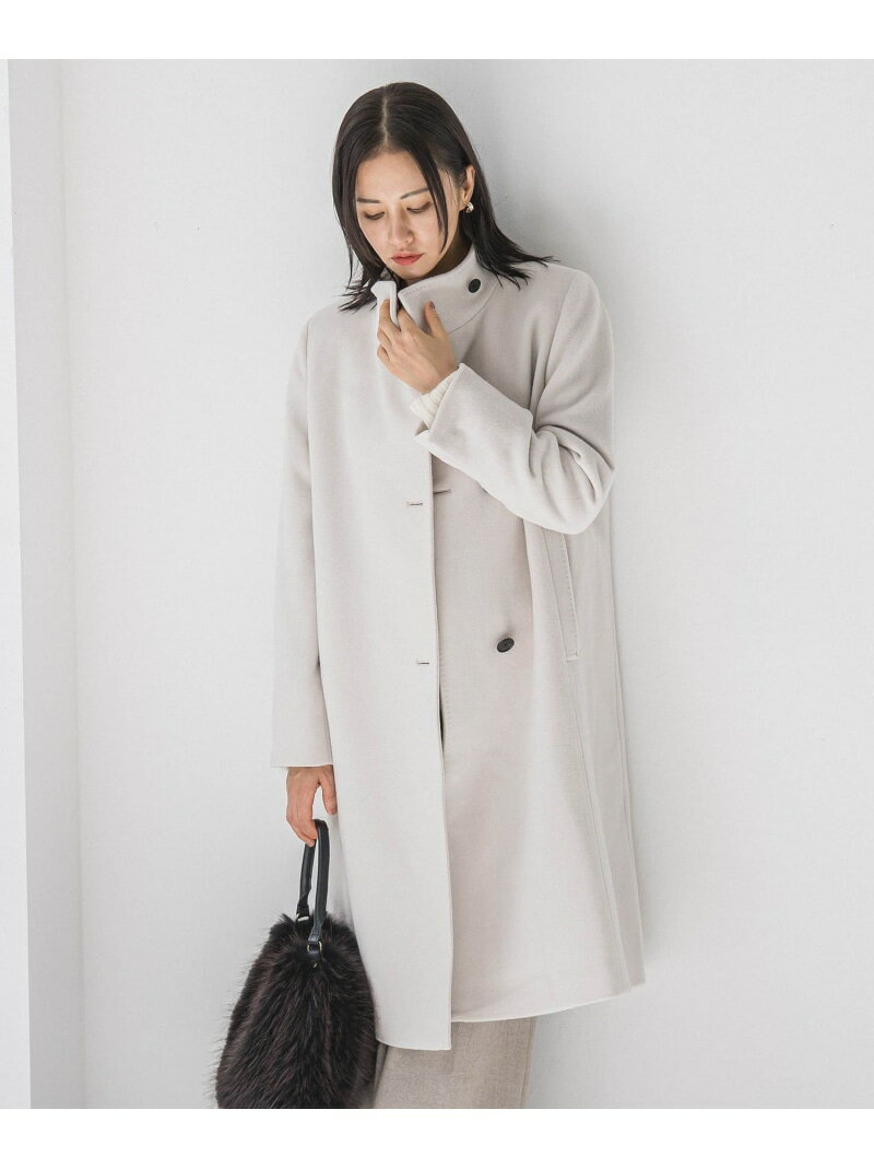 プレミアムウールカシミヤロングコート LAUTREAMONT ロートレアモン ジャケット・アウター その他のジャケット・アウター ベージュ ブラウン ブラック【送料無料】[Rakuten Fashion]