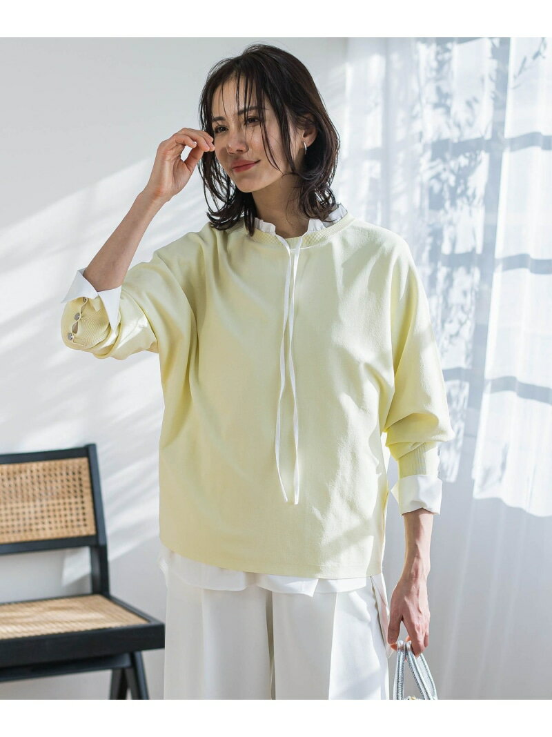 Rakuten - 【SALE／30%OFF】袖ボタンドルマンニット≪手洗い可能≫ LAUTREAMONT ロートレアモン トップス ニット ネイビー イエロー ホワイト グリーン ベージュ【RBA_E】【送料無料】[Rakuten Fashion]