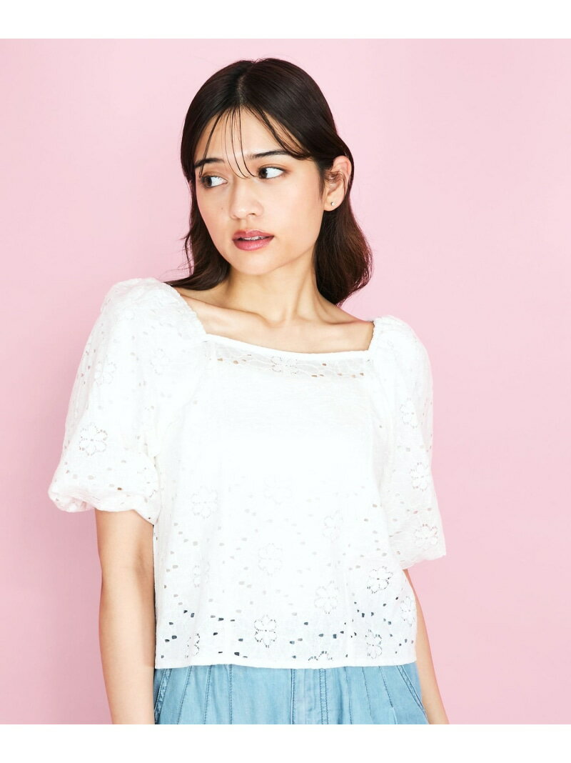 【SALE／20%OFF】【SHIORI IRIE コラボ】2WAYオフショルレースブラウス≪手洗い