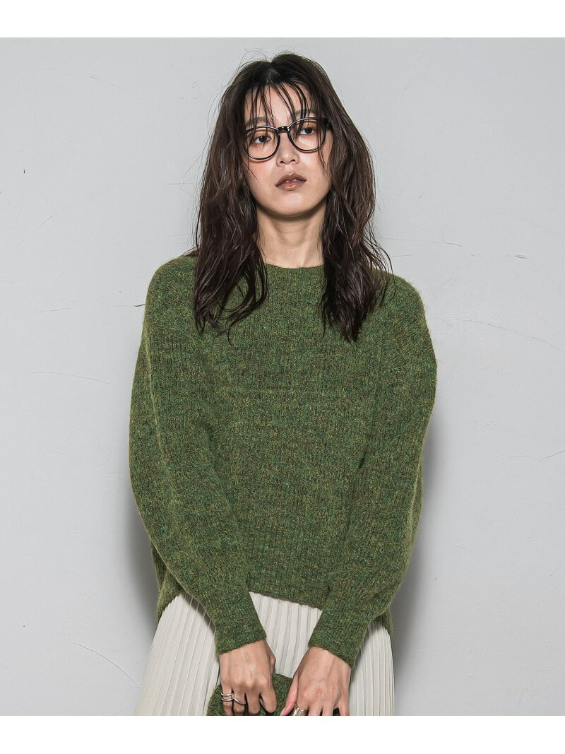Rakuten - 【SALE／50%OFF】フラッフィークルーネックニット≪手洗い可能≫ MAYSON GREY メイソングレイ トップス ニット ホワイト グレー グリーン【RBA_E】【送料無料】[Rakuten Fashion]