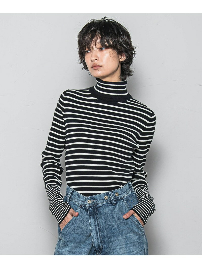 リブタートルニットプルオーバー≪手洗い可能≫ MAYSON GREY メイソングレイ トップス ニット ホワイト ブラック ブラウン【送料無料】[Rakuten Fashion]