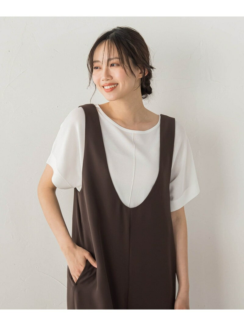 Rakuten - 半袖Basicニット Droite lautreamont ドロワット・ロートレアモン トップス ニット ブラック ホワイト グリーン【送料無料】[Rakuten Fashion]