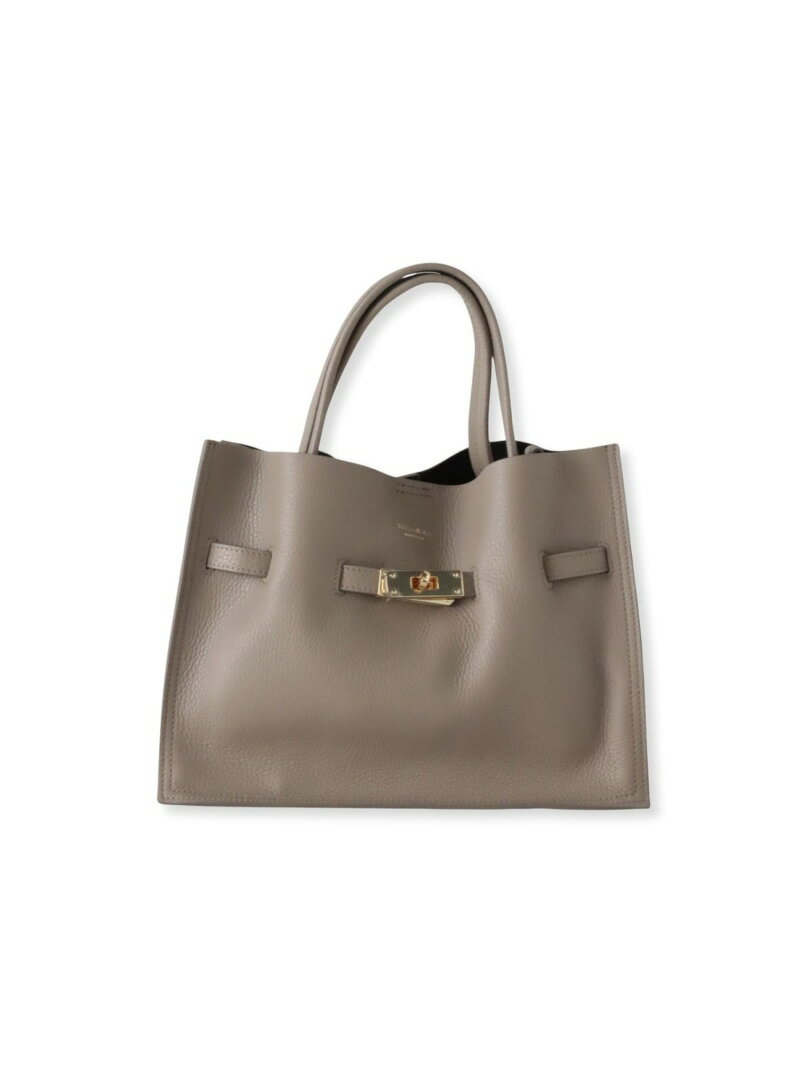 【VIOLAd'ORO】イタリアンWフェイスレザートートバッグ la.f... ラ・エフ バッグ その他のバッグ ブラウン【送料無料】[Rakuten Fashion]